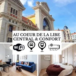 Au Coeur De La Libe - Ac - - Pres Tram Et Supermarches - Lit Xxl Appartement